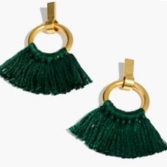 Madewell Jewelry - Madewell tassel hoop earrings